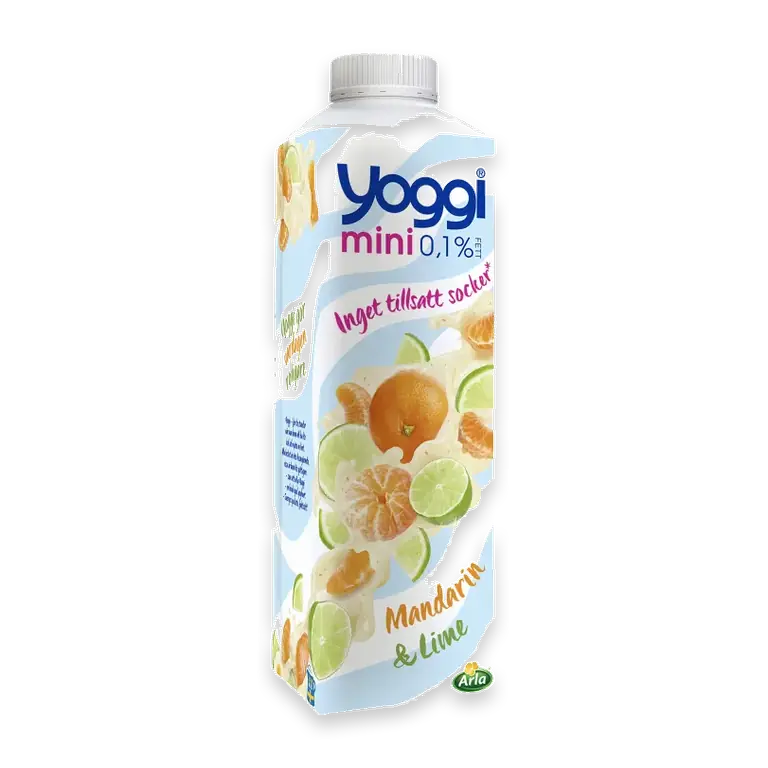 Yoghurt Mini Madarin Lime Årets smak 0,1% 1000g Yoggi®