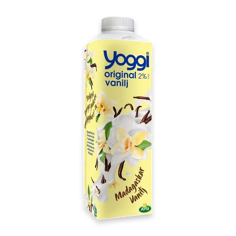 Yoghurt Original Madagaskar Vanilj 2% 1000g Yoggi®