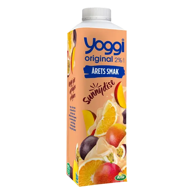 Yoghurt Original Sunnydise Mango Apelsin Passion 2% 1000g
