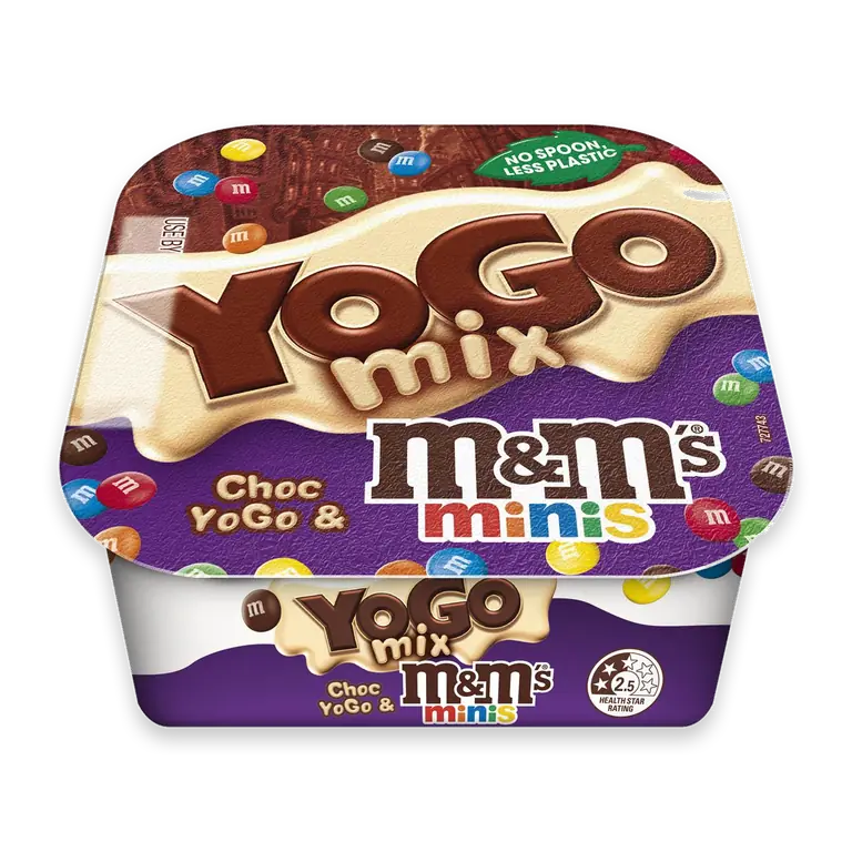Chocolate With Mini M&M's Custard Dessert