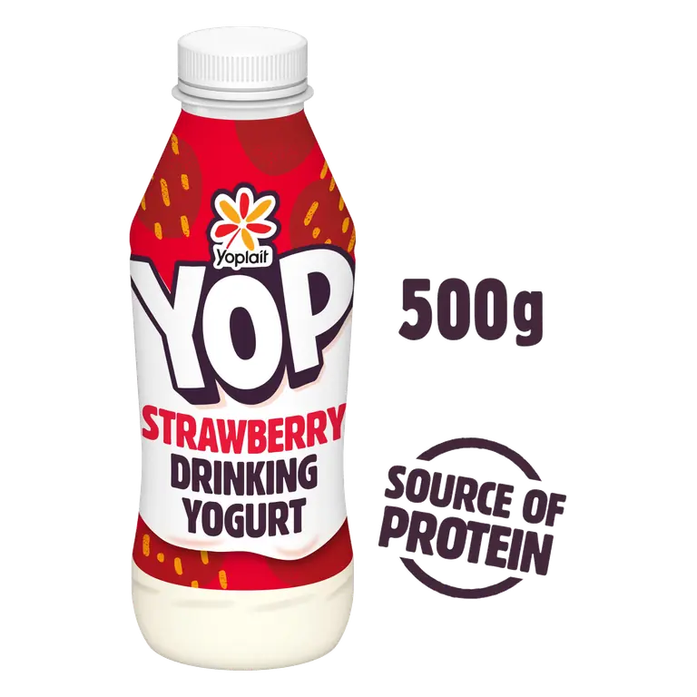 Yop Strawberry Drinking Yoghurt 500g