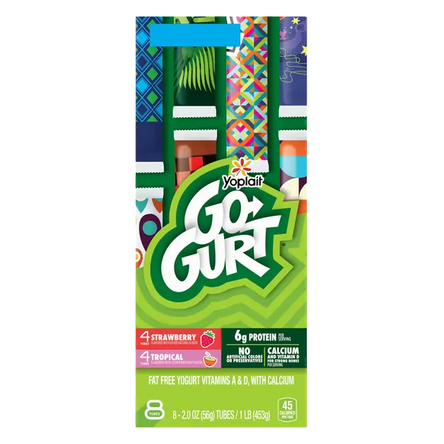 Crayola Bright Colors Yogurt Tubes - 8 ct