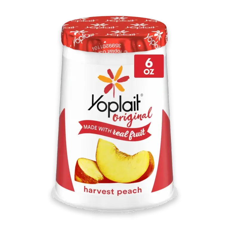 Original Low Fat Harvest Peach Yogurt Cup