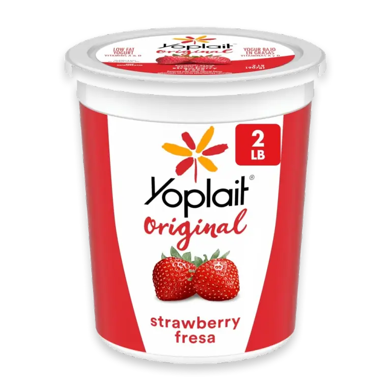 Original Smooth Style Strawberry Low Fat Yogurt Tub