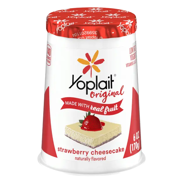 Original Strawberry Cheesecake Gluten-Free Low-Fat Yogurt Cup