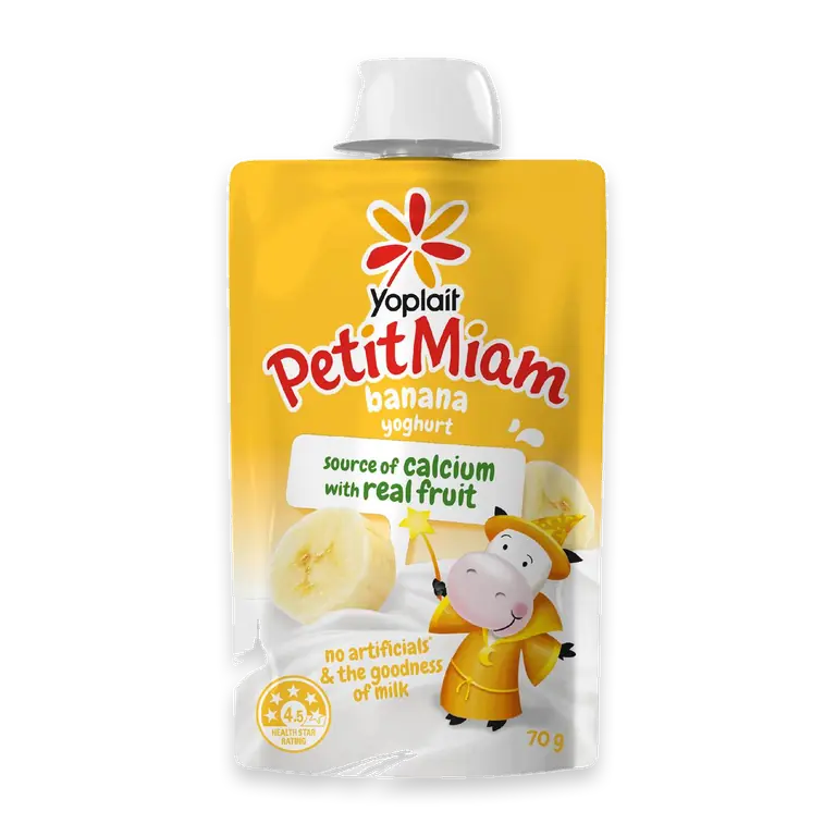 Petit Miam Kids Yoghurt Pouch Banana