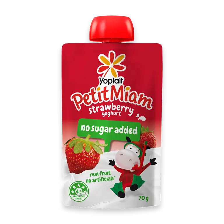 Petit Miam Kids Yoghurt Pouch Strawberry No Sugar Added