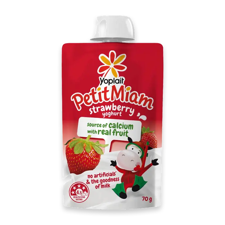 Petit Miam Kids Yoghurt Pouch Strawberry
