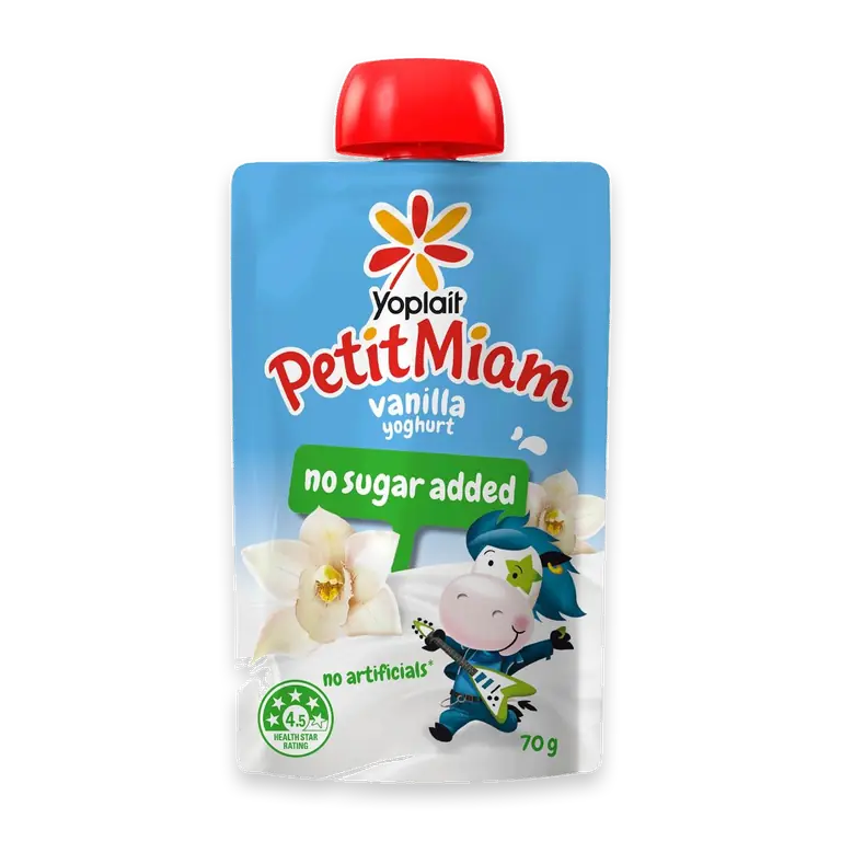 Petit Miam Kids Yogurt Pouch Vanilla No Sugar Added