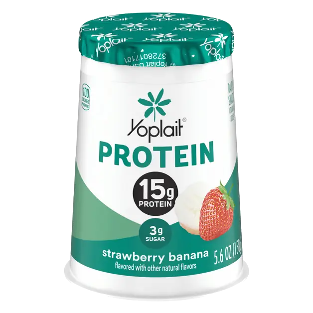 Protein Strawberry Banana Yogurt
