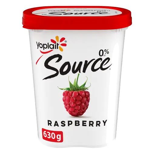Source 0% Smooth Traditional Yogurt Raspberry 630 g