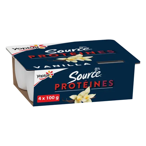 Source 0% Yogurt Protein Vanilla 4 x 100 g