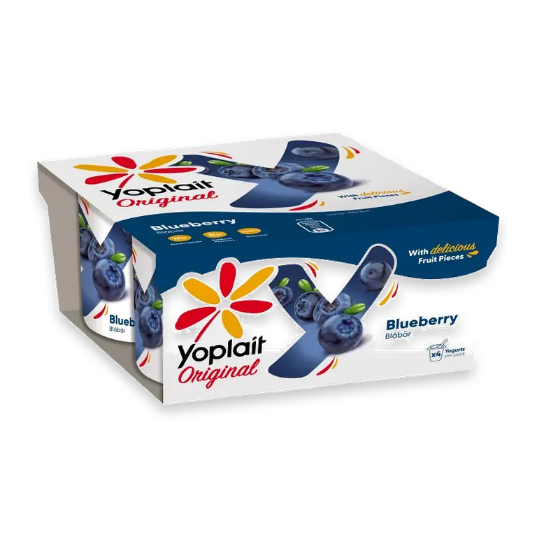 Yoghurt Blåbär 4-p 500g