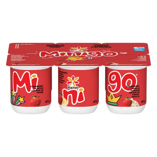 Yop 2% Minigo Duo Kids SnackVariety Pack 6 x 60 g