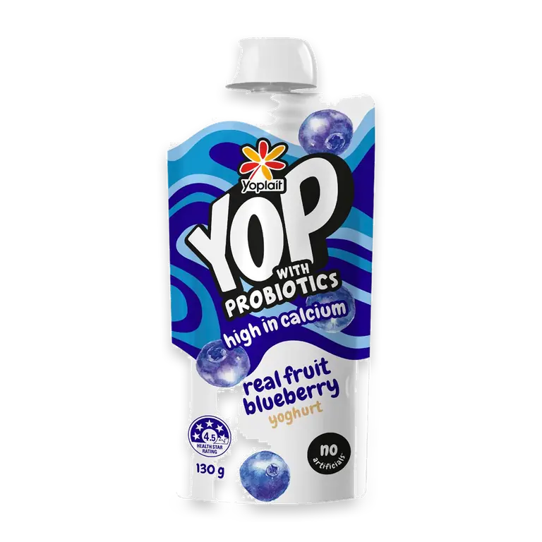YOP Yoghurt With Probiotics Blueberry Pouch