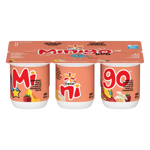 Minigo Duo Raspberry-Peach Peach-Vanilla Vanilla-Raspberry Flavour 60 g
