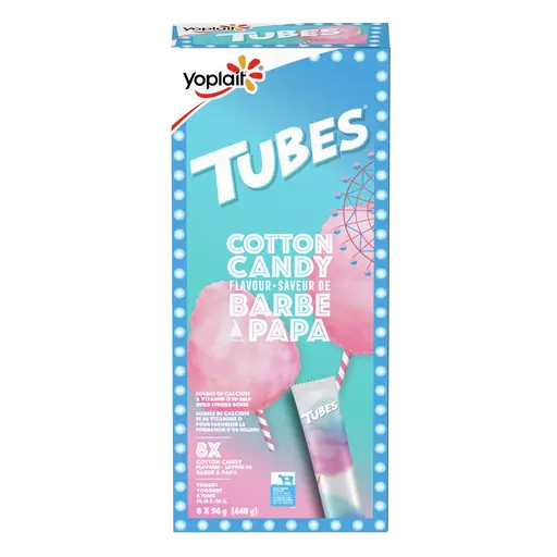 Yogurt Tubes Cotton Candy 8 x 56 g