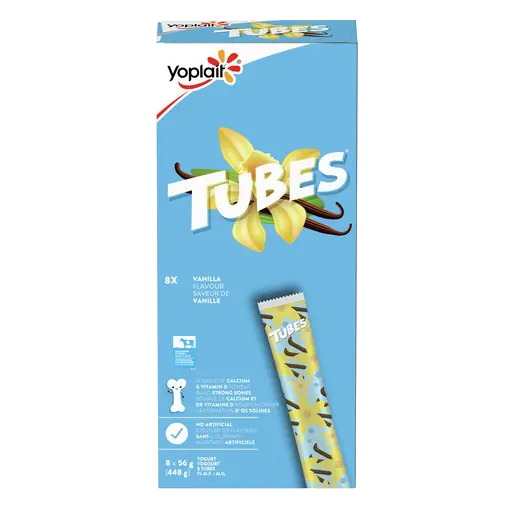 Yogurt Tubes Vanilla 8 x 56 g