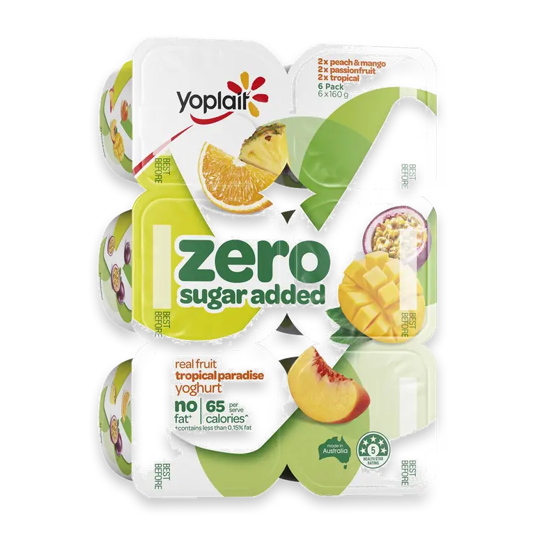 Zero Added Sugar Tropical Paradise Yoghurt Punnets