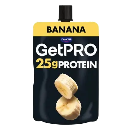 GetPRO Banana High Protein Yogurt Pouch