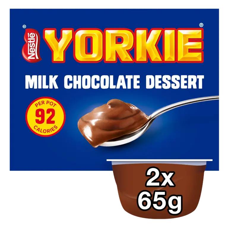 Yorkie Milk Chocolate Dessert 2 x 65g (130g)