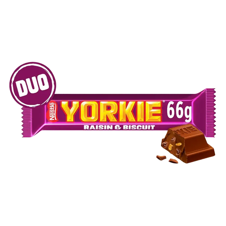 Raisin & Biscuit Chocolate Duo Bar 66g