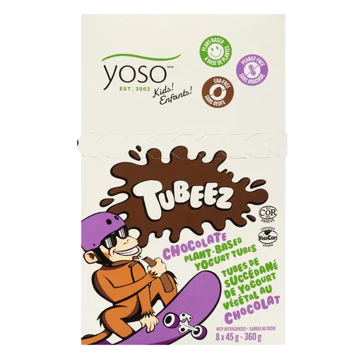 Tubeez Plant-Based Yogurt Tubes Chocolate 360 g