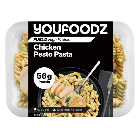 Fueld Chicken Pesto Pasta With Parmesan Sauce
