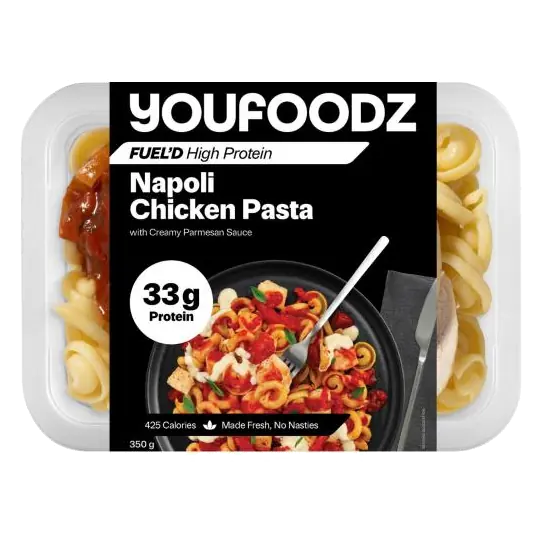 Fueld Napoli Chicken Pasta With Creamy Parmesan Sauce