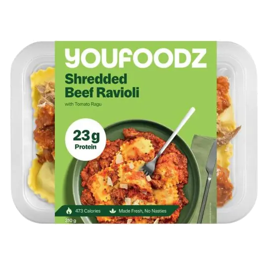 Shredded Beef Ravioli With Tomato Ragu