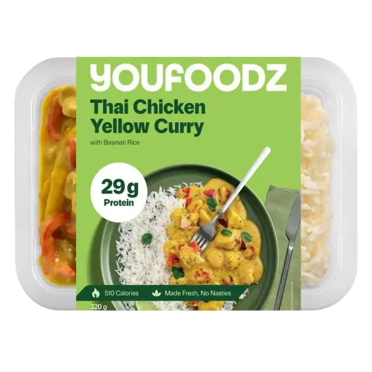 Thai Chicken Yellow Curry With Basmati Rice
