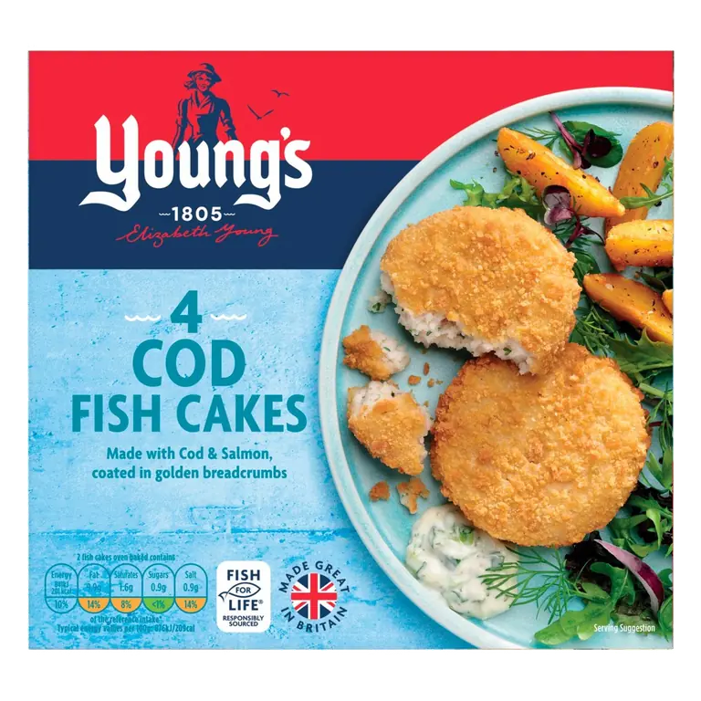 4 Cod Fishcakes