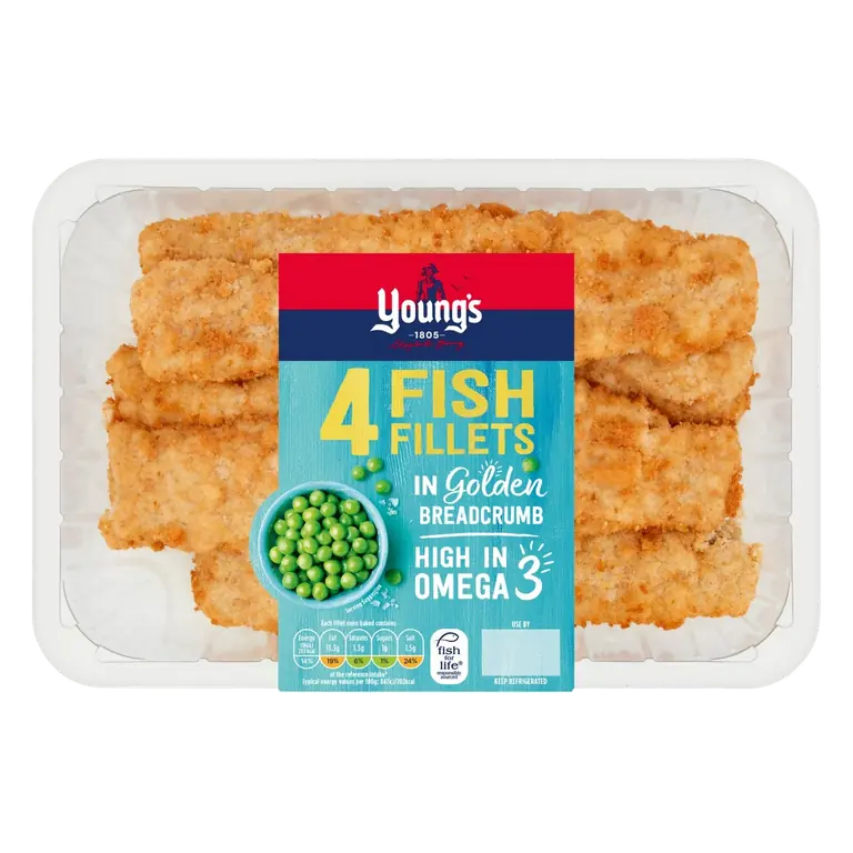 Breaded Pollock Fillets 600g