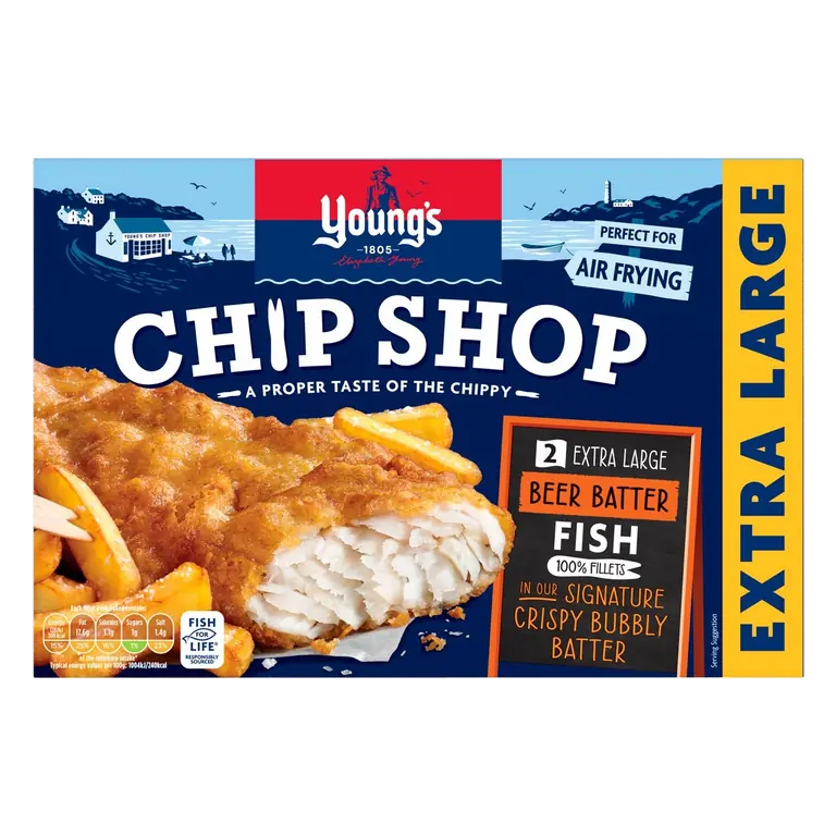 Chip Shop 2 Extra Large Beer Batter Fillets