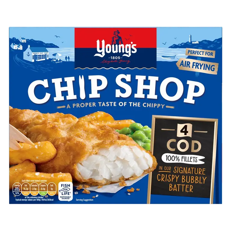 Chip Shop 4 Cod Fillets