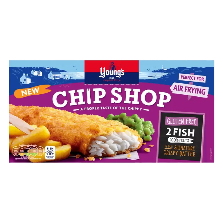 Chip Shop Gluten Free Battered Fish 270g