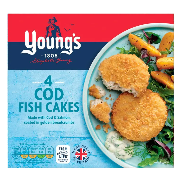 Cod Fish Cakes x4 200g
