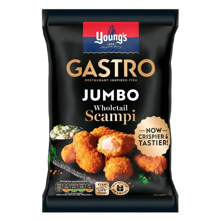 Gastro Frozen Wholetail Scampi 230g