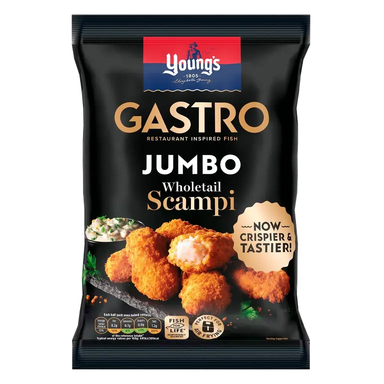Gastro Jumbo Wholetail Scampi 230g
