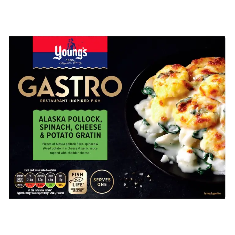 Gastro Meal For One Alaskan Pollock & Potato Gratin
