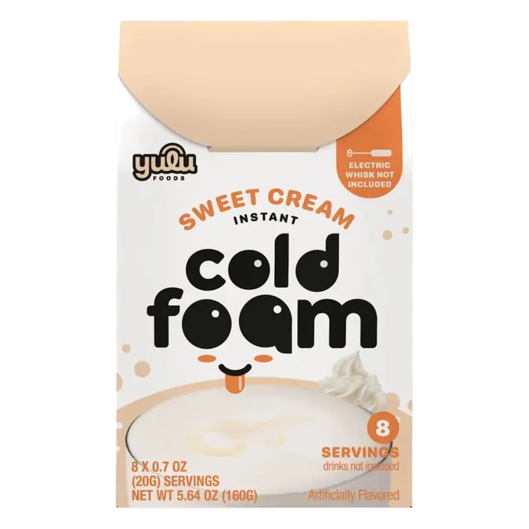 Yulu Instant Cold Foam Sweet Cream Stick Kits, 5.64oz/8ct