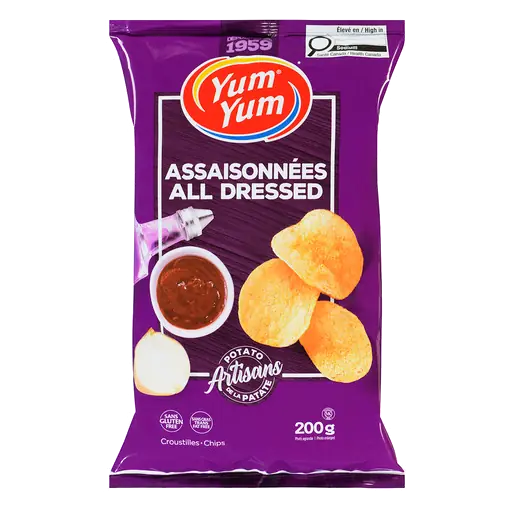 Potato Chips All Dressed 200 g