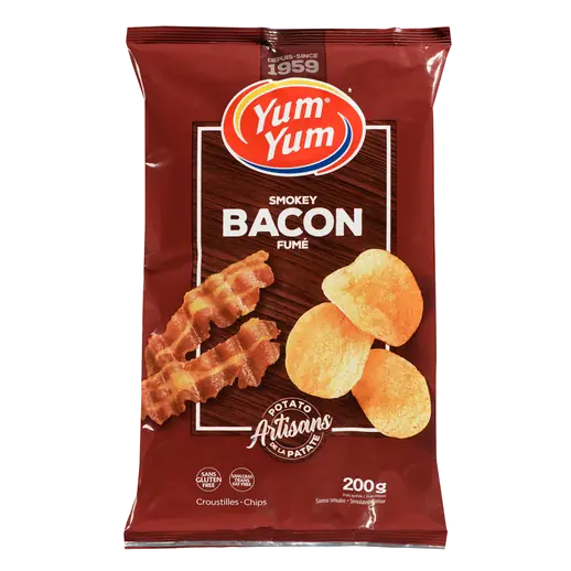 Potato Chips Smokey Bacon 200 g