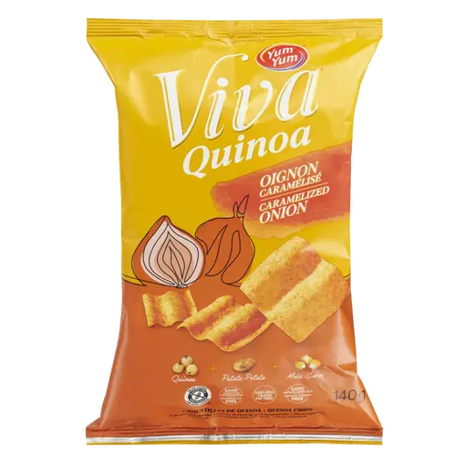 Viva Quinoa Chips Caramelized Onions 140 g
