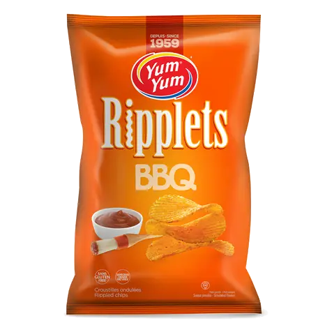 Ripplets Chips BBQ 200 g