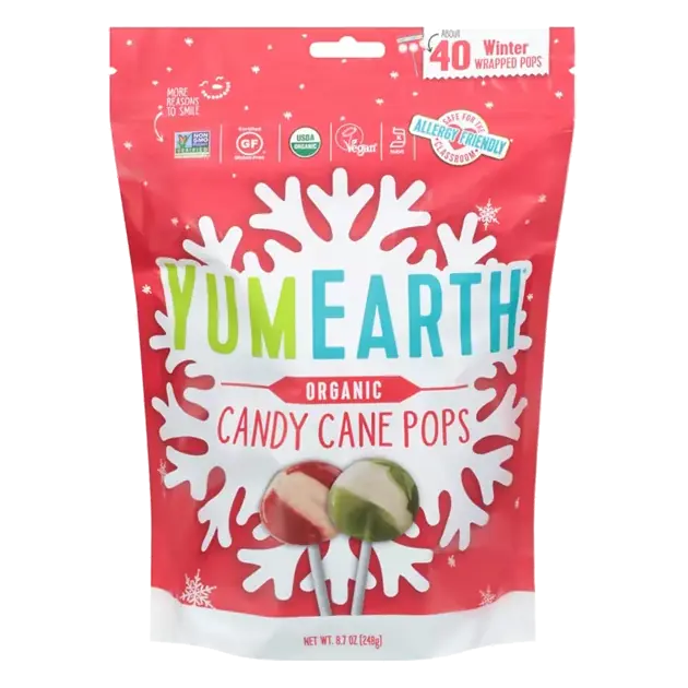 Candy Cane Pops, Organic