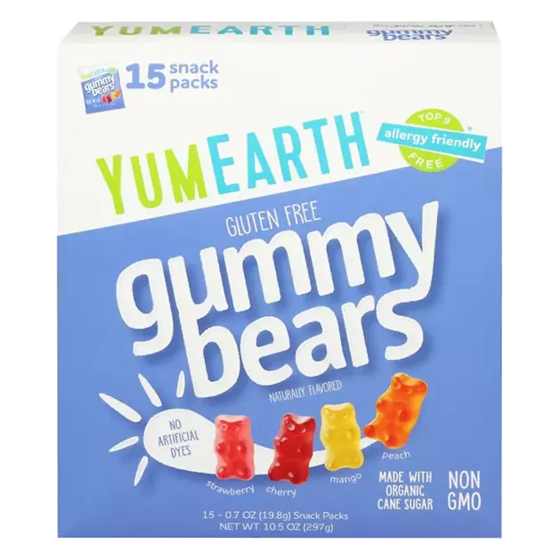 Gummy Bears, Gluten Free, 15 Snack Packs