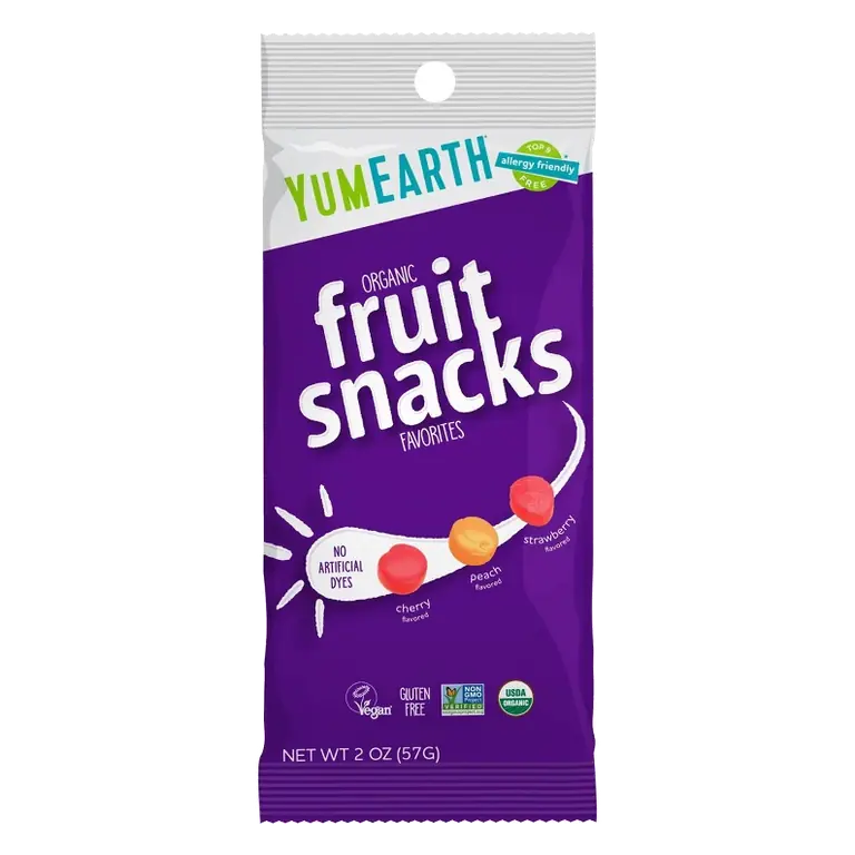 YumEarth Fruit Snacks, 2oz