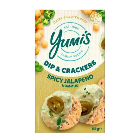 Dip & Crackers Jalapeno Hommus