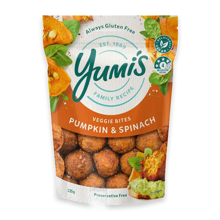 Pumpkin & Spinach Bites